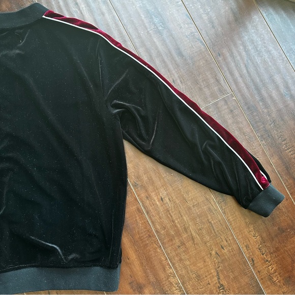 HEAVEN CAN WAIT Velour Track Jacket Sz SMALL - Picture 8 of 8